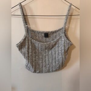 SHEIN Gray Ribbed Camisole ✨Cropped✨